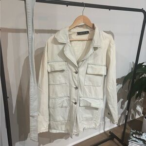 Lioness Cream Utility Jacket